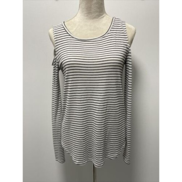 Hollister Must Have Collection Cold Shoulder Long Sleeve Women’s Top Size Medium - Picture 1 of 8
